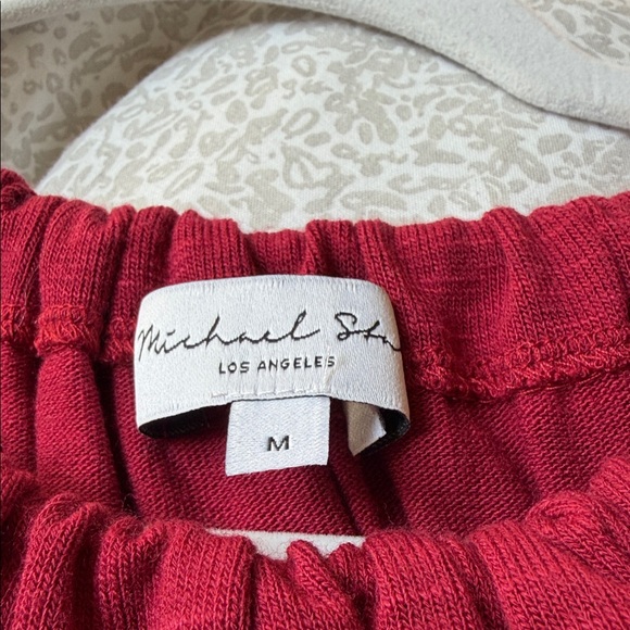 Michael Stars Raspberry Red Elastic-Hem Tank - Picture 3 of 3